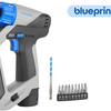 Dremel Blueprint Trapano avvitatore 3 in 1 senza spazzole 12V DD12 | Batteria 12v 2.0ah + caricabatteria rapido + 9 inserti a vite - f013dd12ja