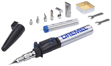Dremel compact gereedschap-systeem 2000jd (model 2000-7, versatip + soldeertip + pyrografietip + snijmes) - f0132000jd