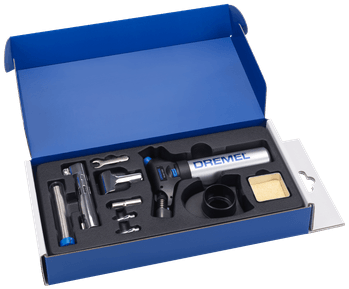Dremel versaflame 2200jd | modello 2200-5| catalizzatore + 2 punte saldanti + prolunga fiamma - f0132200jd