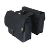 Dresco Basic Shopper Double Bicycle Borse da 26 litri in nylon nero