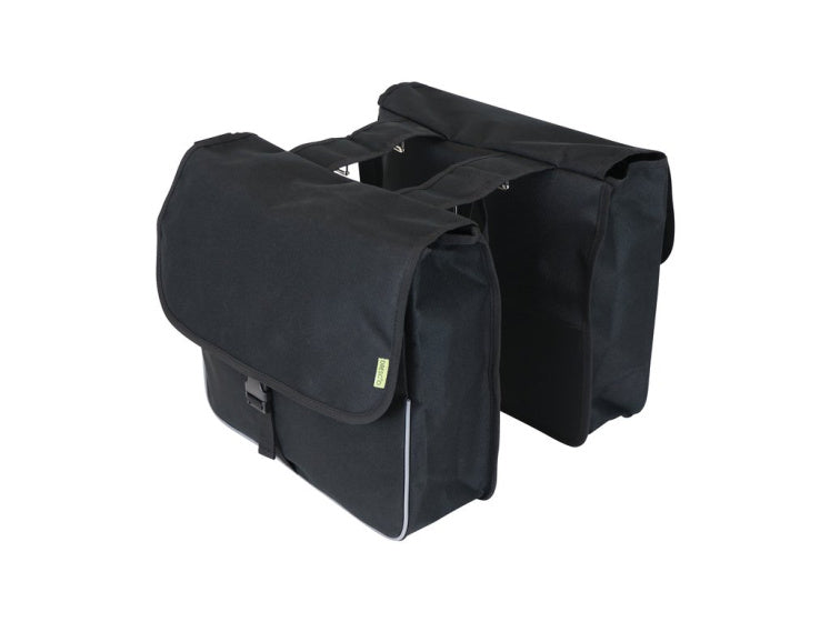 Dresco Basic Shopper Double Bicycle Borse da 26 litri in nylon nero