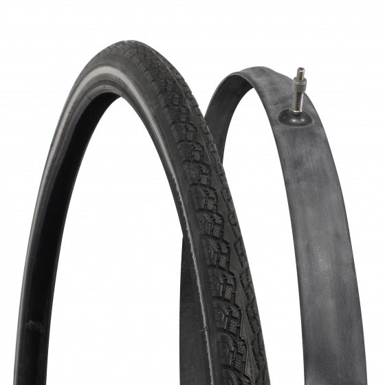 Dresco Tire Set 28 x 1 5 8 x 1 3 8 (37-622) DV 45 mm Antilek