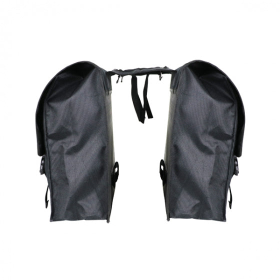 Dresco Super Shopper Double Bicycle Borse da 50 litri in nylon nero