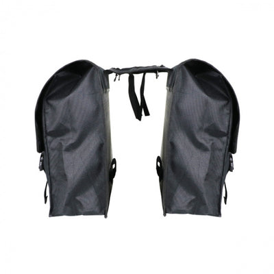 Dresco Super Shopper Double Bicycle Borse da 50 litri in nylon nero