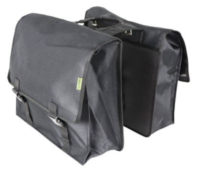 Dresco Super Shopper Double Bicycle Borse da 50 litri in nylon nero