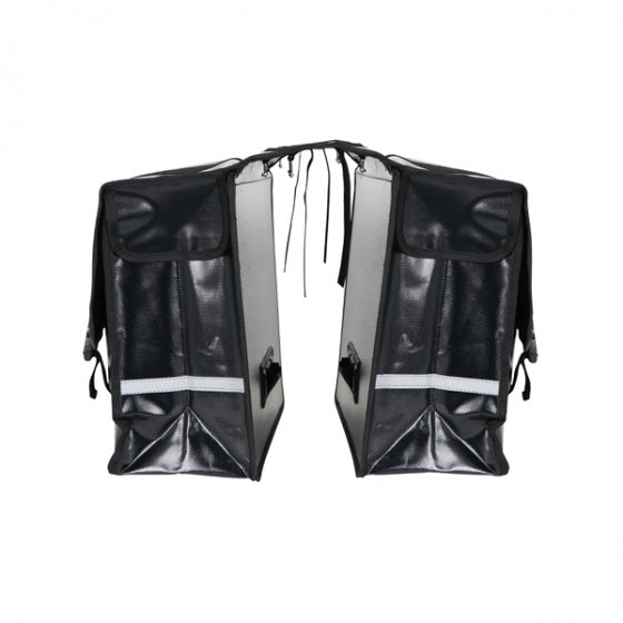 Transportador de bolsa de bicicleta doble Dresco 50 litros Bisonyl Black