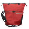 Dresco enkele fietstas en shopper 18 liter rood