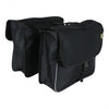Borsa per biciclette a doppia bicicletta Dresco Basic Shopper Black in nylon da 32 litri