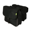 Borsa per biciclette a doppia bicicletta Dresco Basic Shopper Black in nylon da 32 litri