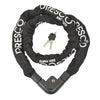 Drescro Chain Lock 150 cm x 10 mm in acciaio poliestere nero