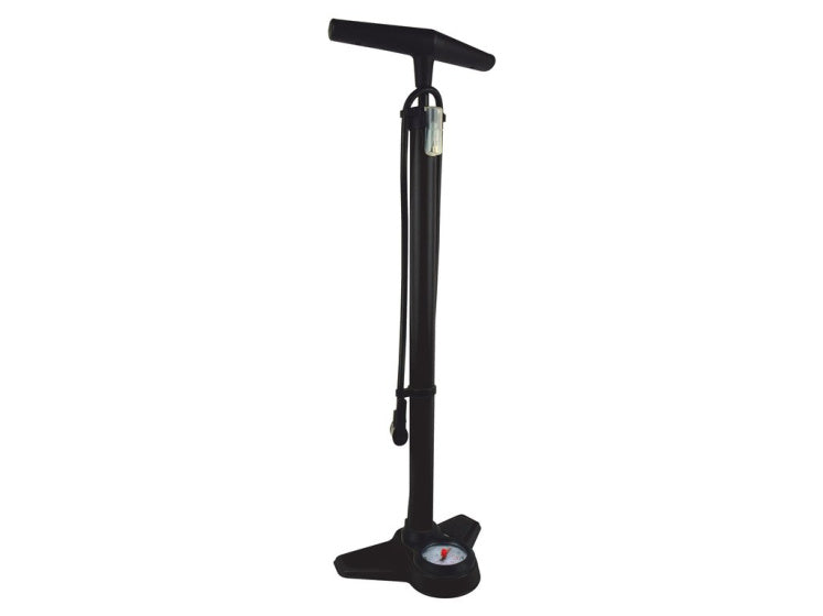 Pompa per biciclette di manometro Dresco 70 cm nero