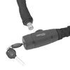 Dresco pantserslot kabel 100 cm rvs 3-delig zwart