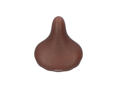 Dresco urban xl fietszadel 90° zithoek bruin