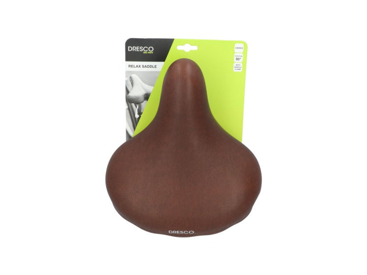 Dresco Urban XL Bicycle Saddle 90 ° Area salotto Brown