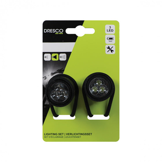 LED DRESCO 6,5 x 6 x 3,5 cm Black a 2 pezzi