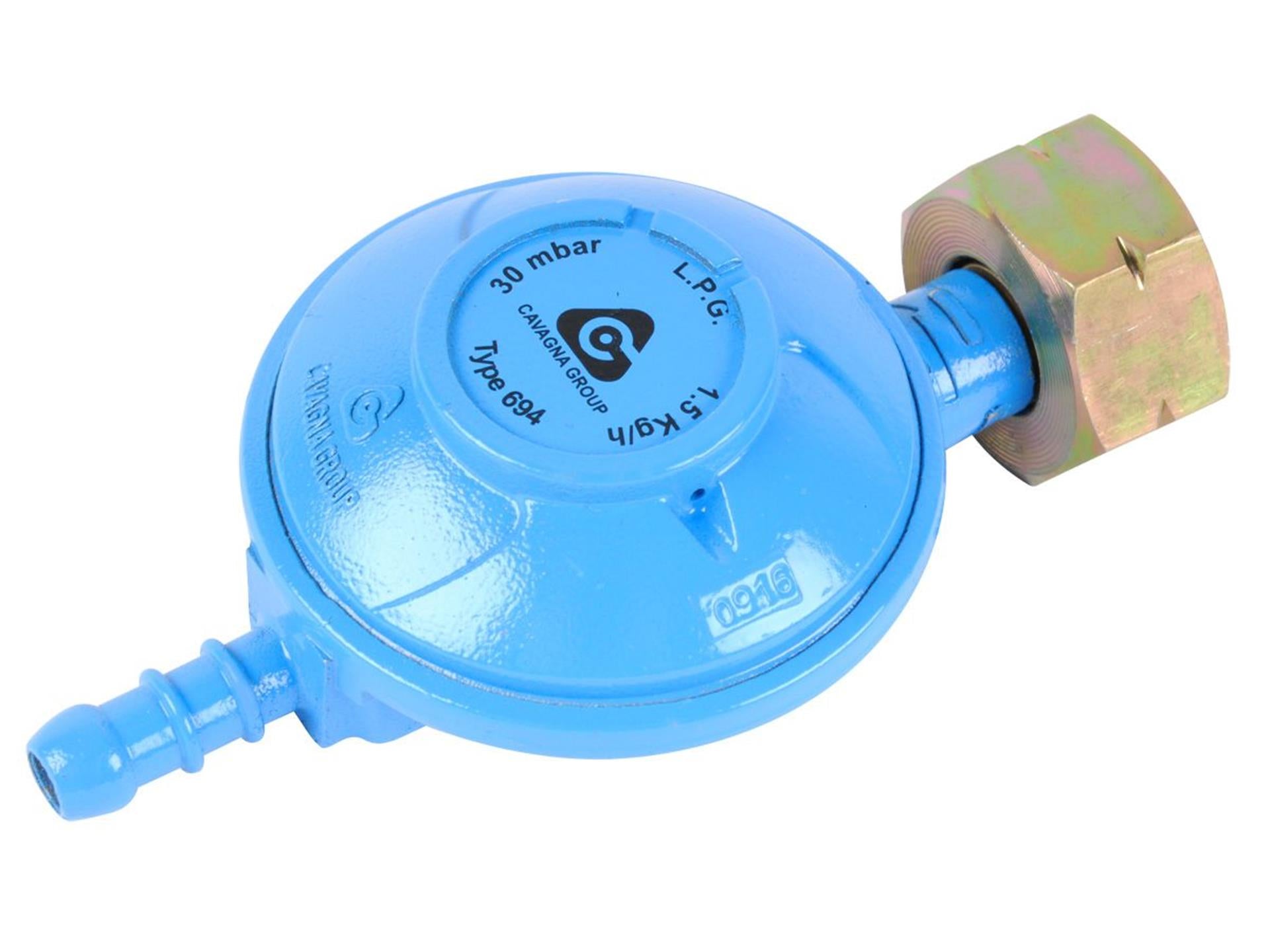 Pressure regulator universal 30 mb hose barb