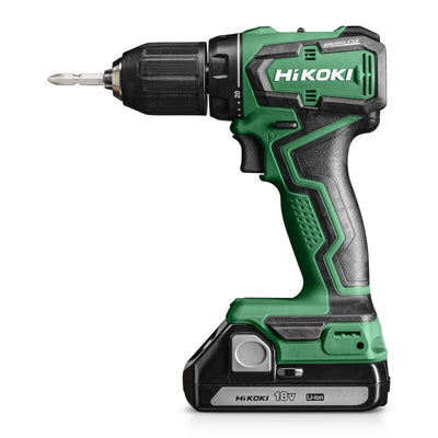 Taladro atornillador inalámbrico Hikoki 18v 2.0ah