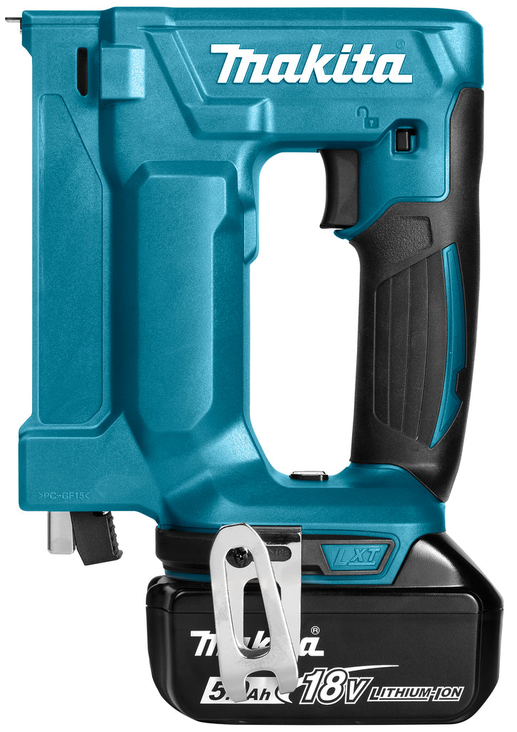 Cucitrice Makita dst112rtj 18 v (larghezza punto 10 mm) batteria 5,0 ah (2 pz), caricatore rapido, mbox
