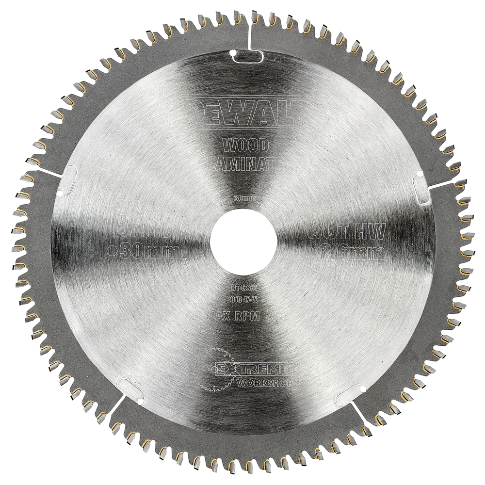 Dewalt accessoires cirkelzaagblad s40 216x30x80t - dt4286-qz