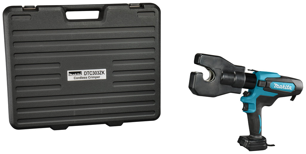 Makita dtc303zk kabelkrimptang | 18 v | 120 kn | 42 mm | zonder accu's en lader | in koffer - dtc303zk
