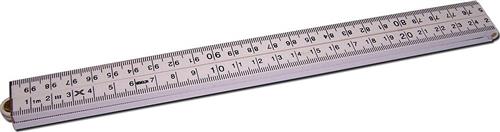 Righello pieghevole Memolon 1mt 4 pezzi in plastica bianca