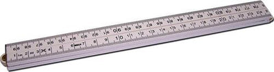 Righello pieghevole Memolon 1mt 4 pezzi in plastica bianca