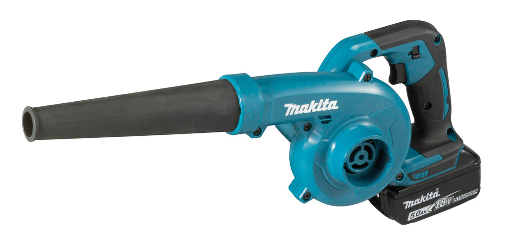 Makita dub185rt | Soplador de batería de 18 v, batería de 5,0 ah (1 ud), cargador rápido, en caja