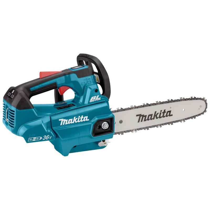 Makita duc306pt2 | lxt 2x18 sc | motosega con impugnatura superiore | 30 cm| Batteria da 5,0 Ah (2 pezzi) | caricatore rapido duo | nella scatola - duc306pt2