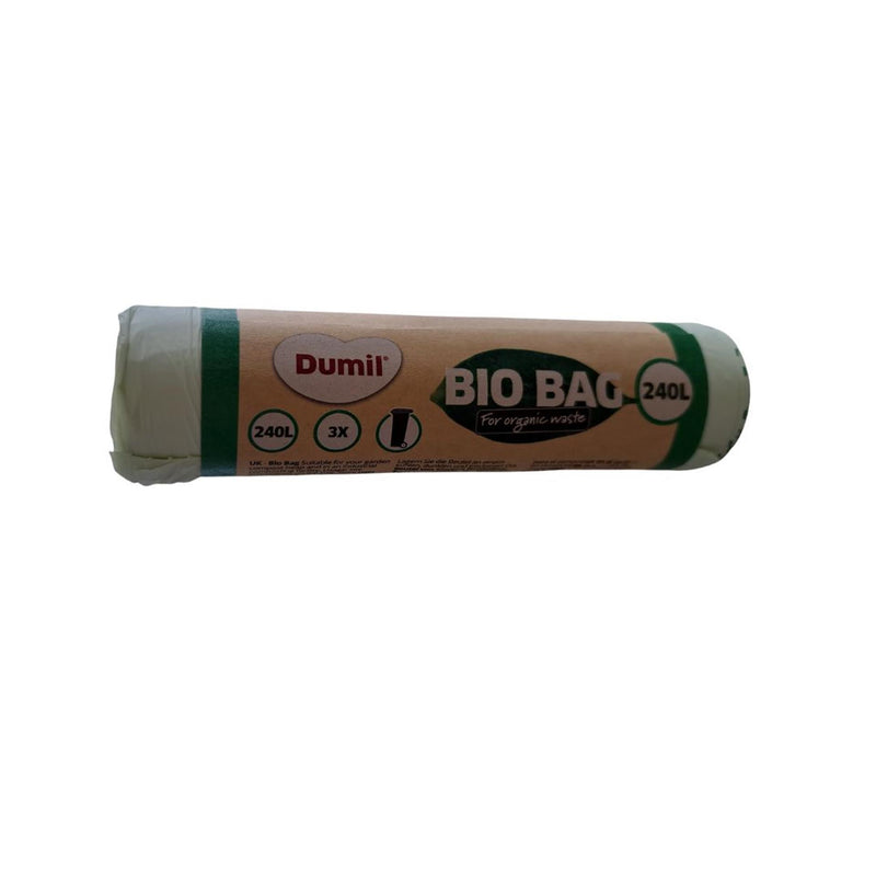 Sacchi per spazzatura bio Dumil 240l 3 pezzi