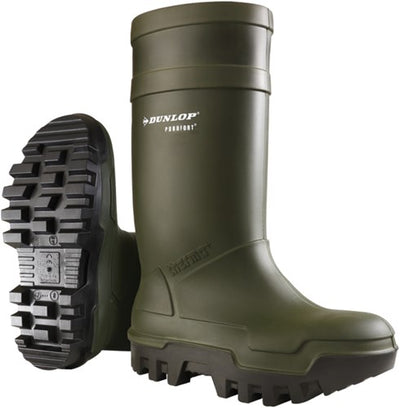 Dunlop c662933 thermo + purofort s5 full safety groen - maat 42 (uk8) - 15.032.047.08