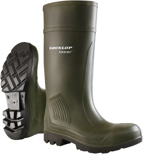 Dunlop d460933 purofort professional (onbeveiligd) | donkergroen | maat 45 - 15.032.038.45