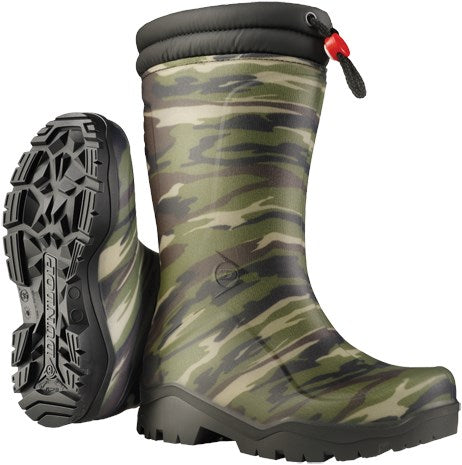 Dunlop k310931 blizzard stivale per bambini foderato in pvc | mimetico 14587 | misura 30 - 00.036.023.30