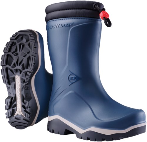 Dunlop k354061 bota infantil blizzard forrada en pvc azul gris negro - talla 28 - 00.032.004.28