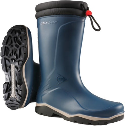 Dunlop k454061 stivale invernale foderato blizzard in pvc blu - taglia 40 - 15.032.075.40