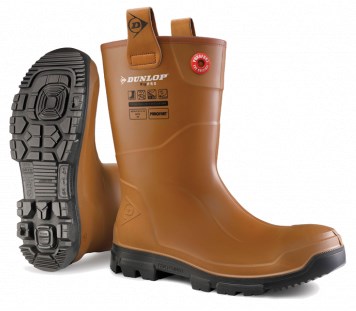 Dunlop lj2hr42 purofort rigpro s5 | marrón | talla 46 - 8713197053293