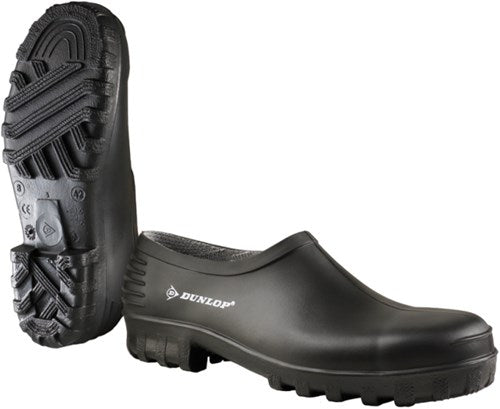 Dunlop zueco de jardín 814p zapato de agua monocolor negro 1554 - talla 41 - 16.032.023.41
