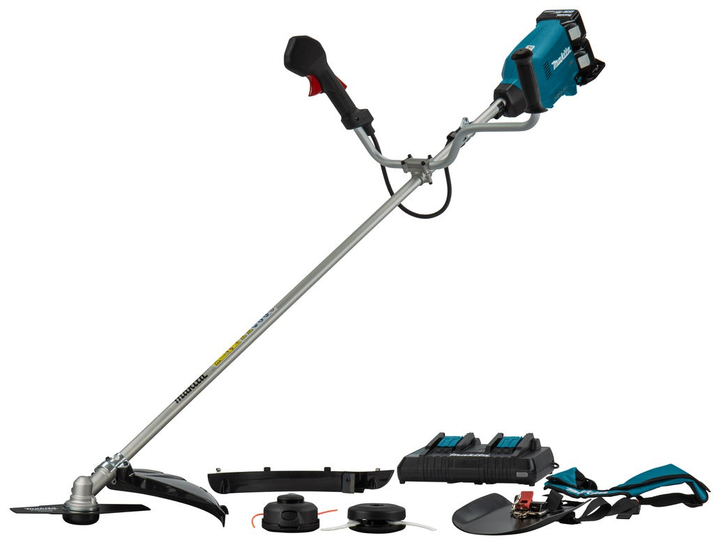 Makita dur369apt2 | decespugliatore a batteria | maniglia a u | 2x18 volt | 5.0ah | ioni di litio-dur369apt2