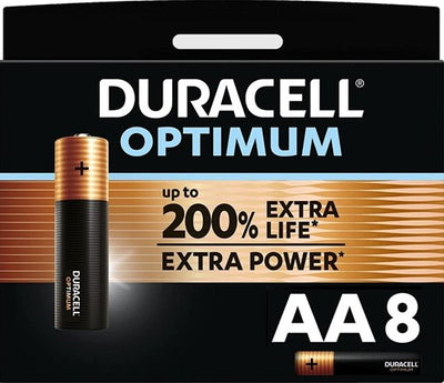 Batteria Duracell Optimal 200% aa in blister (8) - 3014002