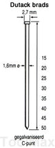 Brad Dutack da 1,6 mm | 25 mm | 2000 pezzi - 5138031