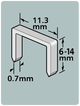 Graffe Dutack serie 53 10mm cnk 1000pz