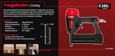 Dutack pro t2264mg | unghia a t | da 25 a 64 mm - 4213034
