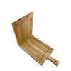 Piatto da portata olandese ribaltabile in teak 20x39x4 cm