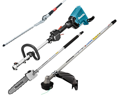 Makita dux60zx11 | Sistema combinato 2x18 v + accessorio decespugliatore, tagliasiepi e motosega | senza caricabatteria - dux60zx11