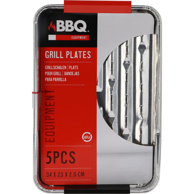 Piatti grill BBQ 34x23x2,5 cm 5 pezzi