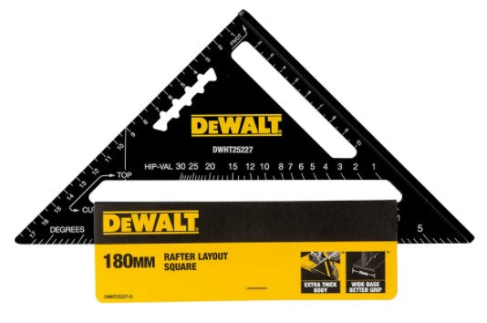 Accesorios Dewalt dwht25227-0 triángulo de construcción | cuadrado de velocidad | 180 mm | métrico - dwht25227-0