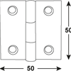 Cerniera Connex 50x50 a2 - dy2006765