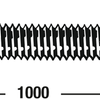 Connex draadstang m12 1m vz - dy250705