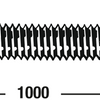 Barra filettata Connex m16 1m vz - dy250715