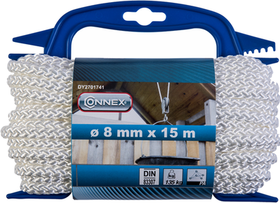 Connex pa touw 8mm 140kg wi haspel 15m - dy2701741