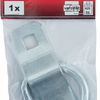 Argolla de amarre Connex con anilla en D 90x30 mm vz - dy270659